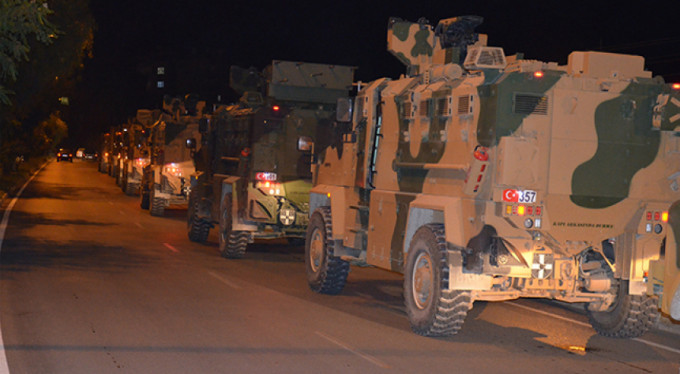 Gece yarısı sınırda hareketlilik