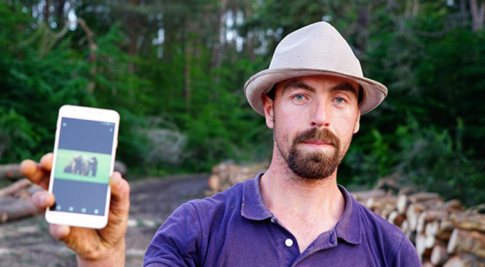 Anne ayı, orman işçilerini 'rehin' aldı!