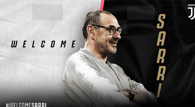 Juventus'un yeni hocası Sarri oldu
