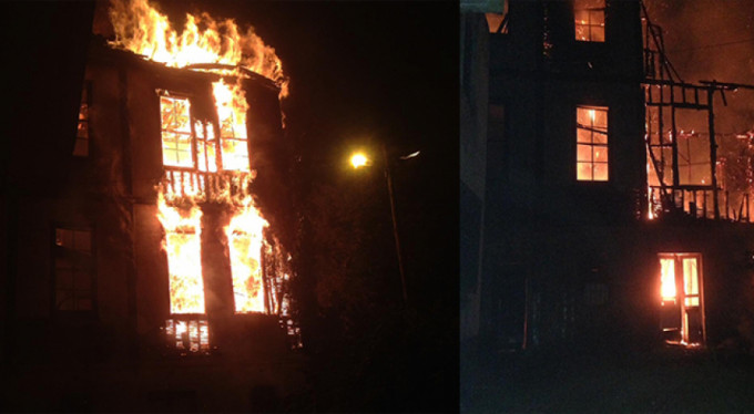 Korkunç! 150 yıllık tarihi bina...