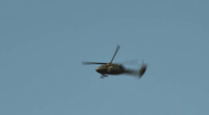 Almanya'da askeri helikopter düştü!