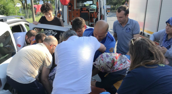 Bursa'da feci kaza! 1 yaralı