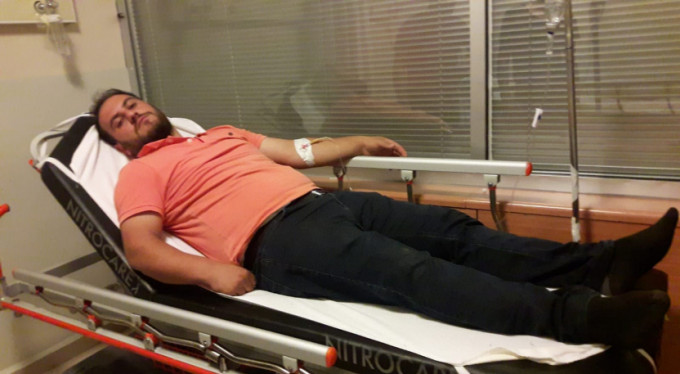 Kontrolden çıktı, tarlaya uçtu!