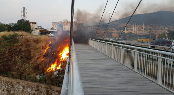 Bursa'da yangın paniği!