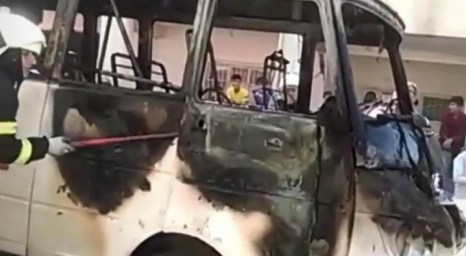 Seyir halindeydi, alev topuna döndü!