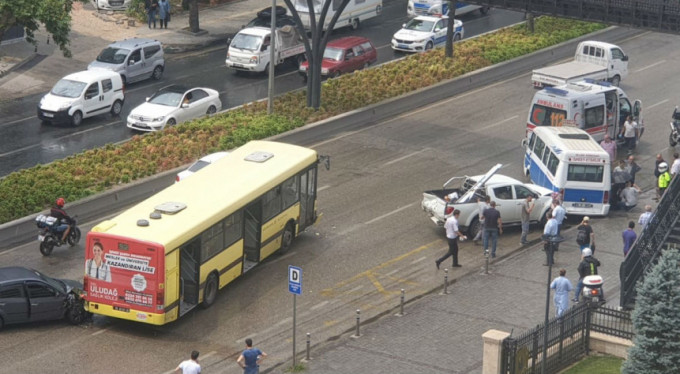 Bursa'da korku dolu anlar!