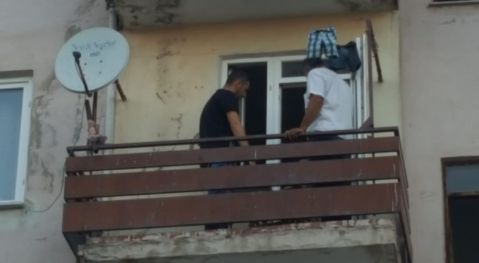 Bursa'da ölümden bakın nasıl kurtuldu!