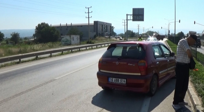 Bursa'da korku dolu anlar! 1 yaralı