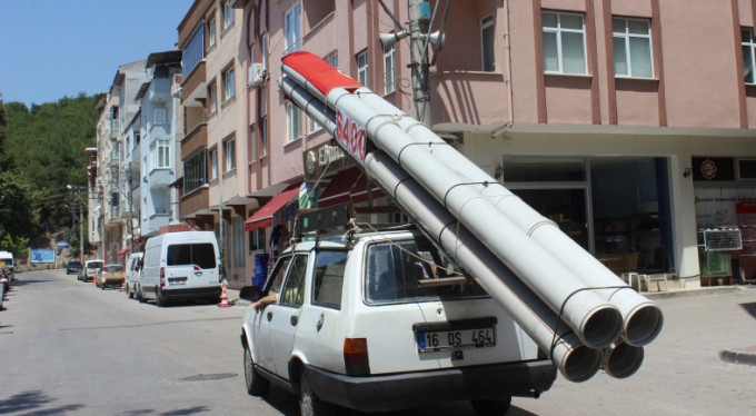 Bursa'da onu gören hayrete düştü!