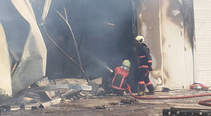 Depoda yangın paniği!