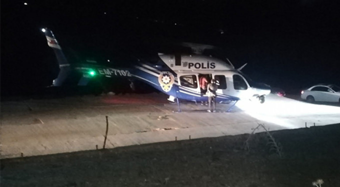 Bakan'dan helikopterli denetim