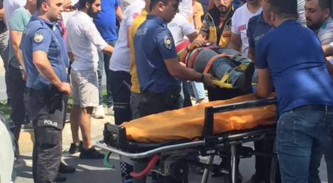 Köpekten kaçarken canından oluyordu!