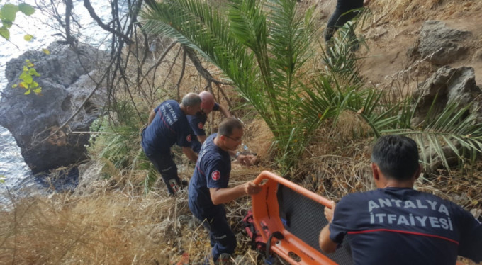 İmdadına itfaiye ekipleri yetişti!