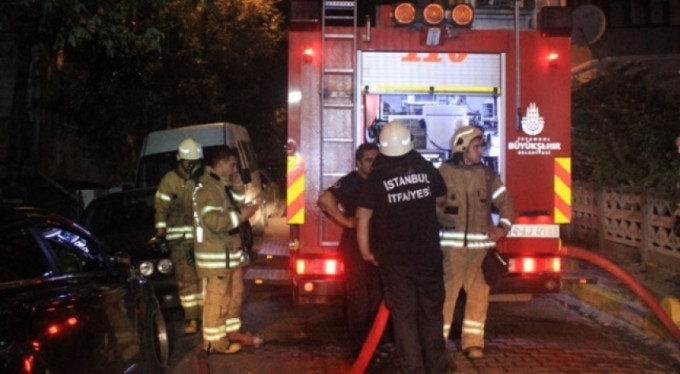 Öğrenci evinde yangın paniği!