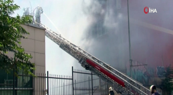 Hastanede yangın paniği!