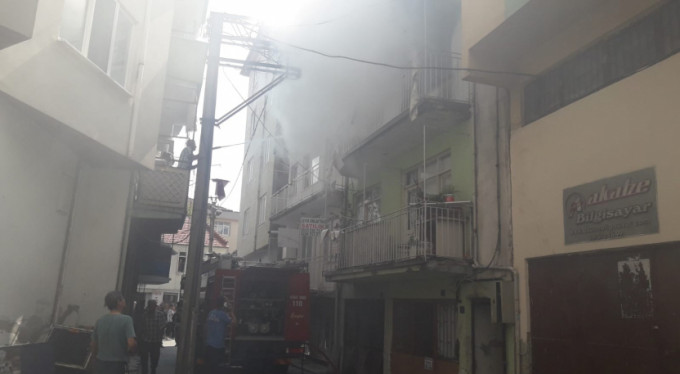 Bursa'da korkutan yangın!
