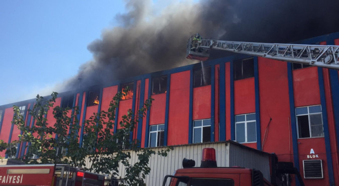 Bursa'da korkutan yangın!