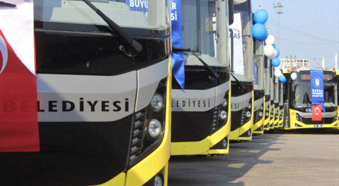 Bursa'ya 25 yeni otobüs!