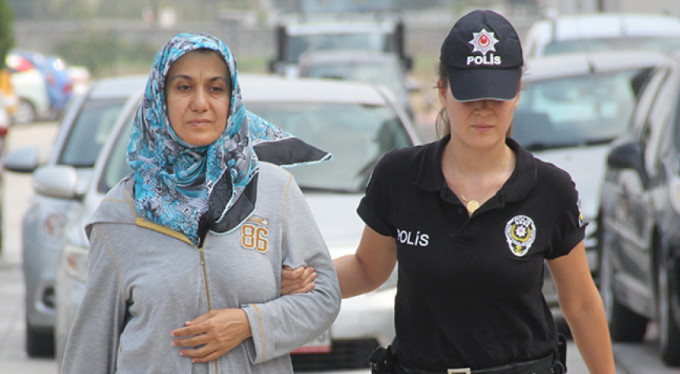 O kadın tutuklandı!