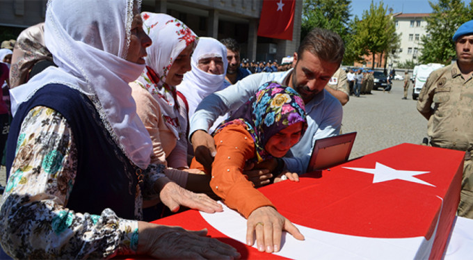 Şehitlerimize acı veda