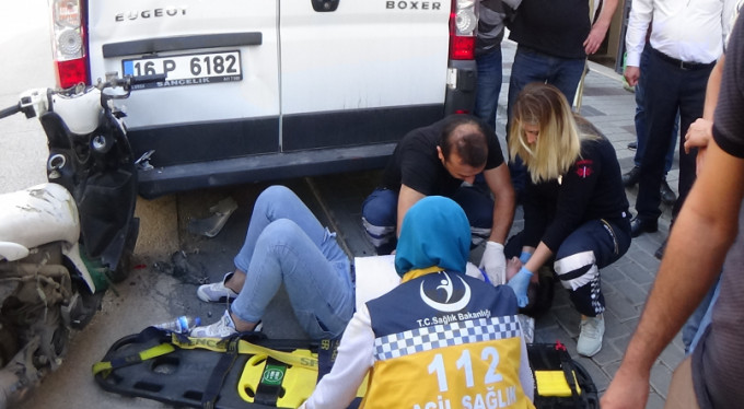 Bursa'daki dehşet anları kamerada!