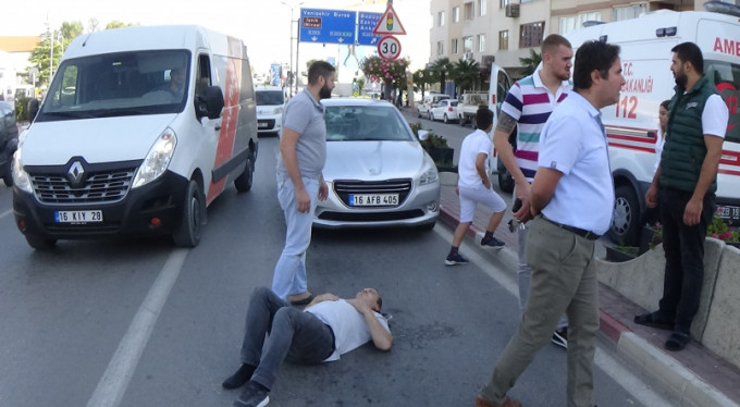 Bursa'da feci kaza! 1 yaralı