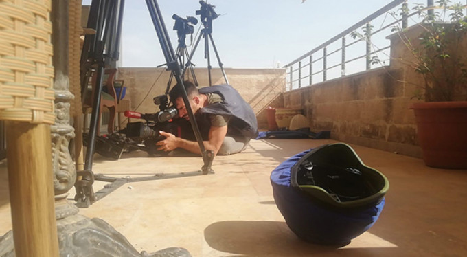 Saldırı sonrası gazeteciler tahliye edildi