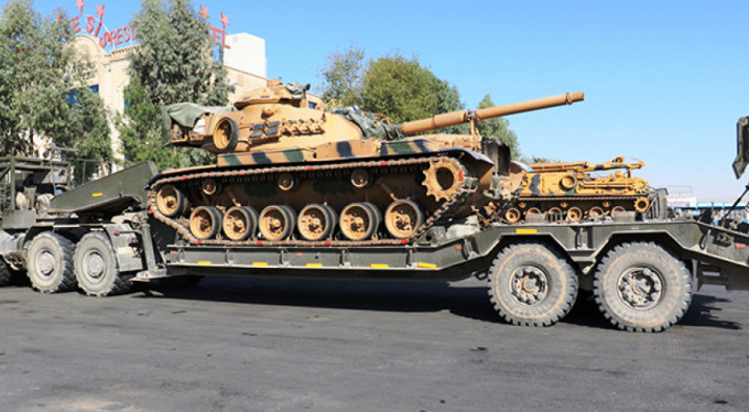 Suriye sınırına askeri sevkiyat