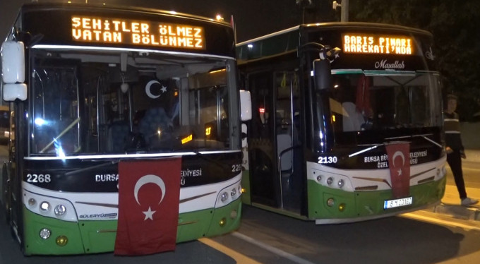 Bursa'da Barış Pınarı Harekatı'na destek!