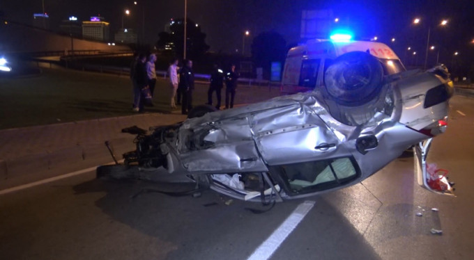 Bursa'da feci kaza! 20 takla attı...