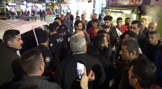 Bursa'da gergin anlar!