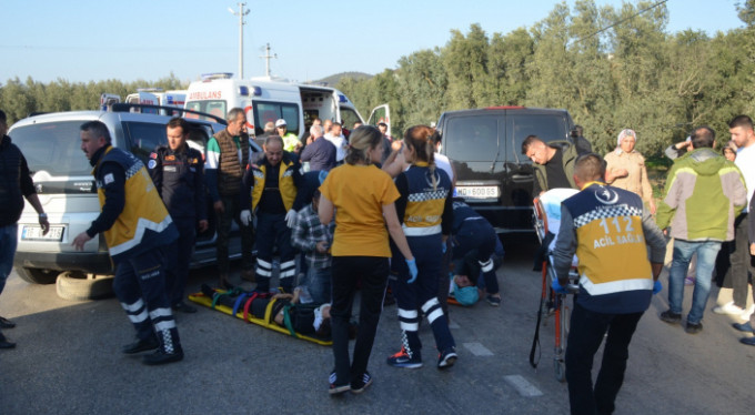 Bursa'da feci kaza! 10 yaralı