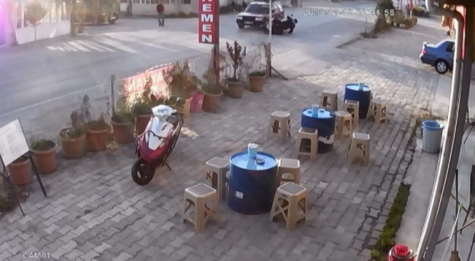 Bursa'daki korku dolu anlar kamerada!