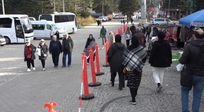 Bursa'da Uludağ'a akın var!