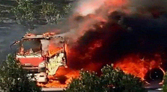 Bursa'da korku dolu anlar! Alev alev...