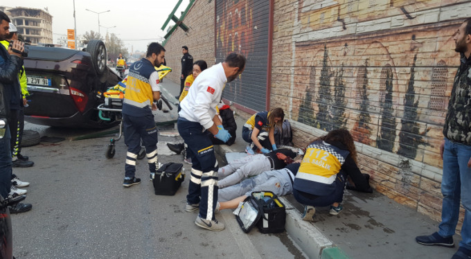 Bursa'da dehşet anları! Köprüden aşağıya...