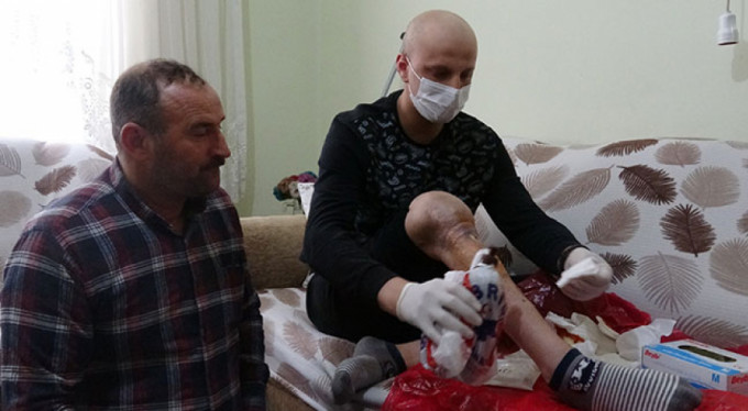 210 bin lira bulamazsa bacağı kesilecek!