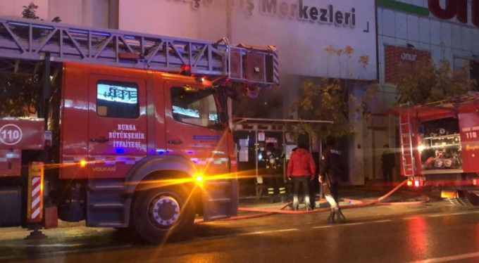 Bursa'da yangın paniği!