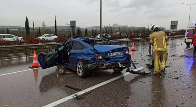 Bursa'da otobanda su birikintisi faciası! 1 ölü
