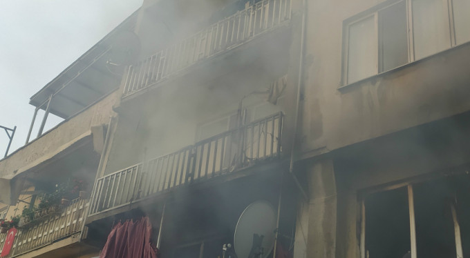 Bursa'da dehşet anları! Alevler içinde kaldı...