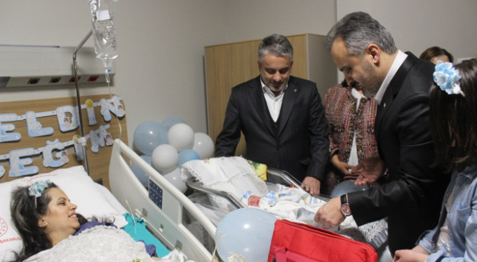 İşte Bursa'da 2020'nin ilk bebekleri!