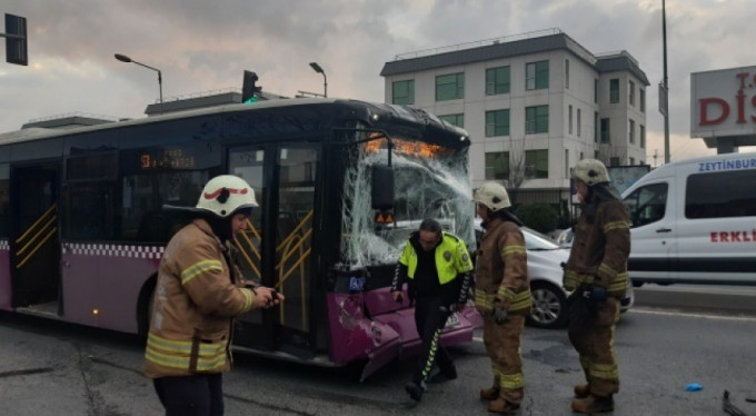 Feci otobüs kazası! 15 yaralı