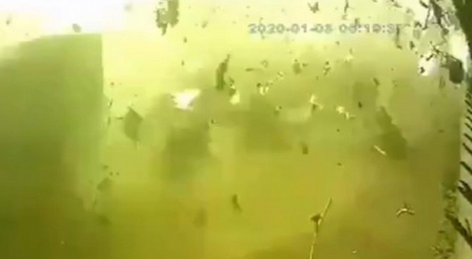 İşte İran'daki uçağın patlama anı!