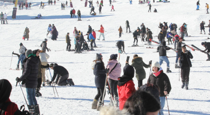 Uludağ, güneşli havada bir başka!