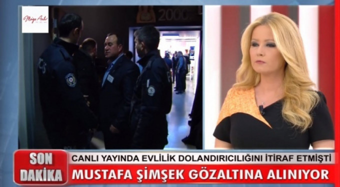 Sahte evlilik çetesi liderine canlı yayında gözaltı!