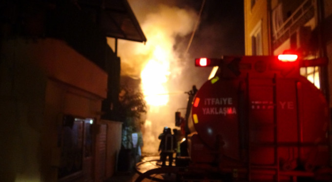 Bursa'da yangın paniği!