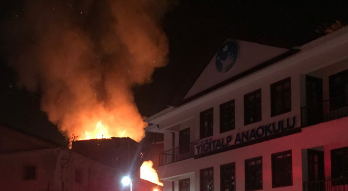 Bursa'da dehşet anları! 3 katlı bina...