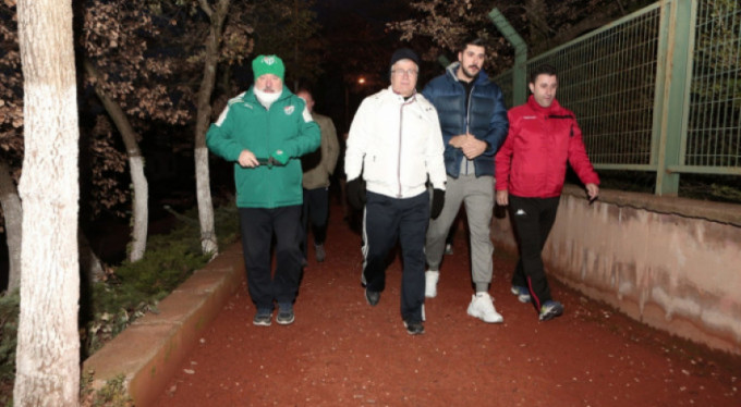 Nilüfer'de adımlar sağlık için atıldı