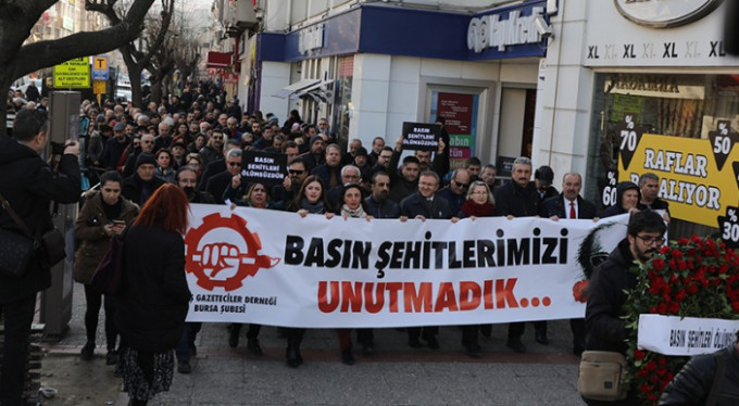 Uğur Mumcu Bursa'da anıldı