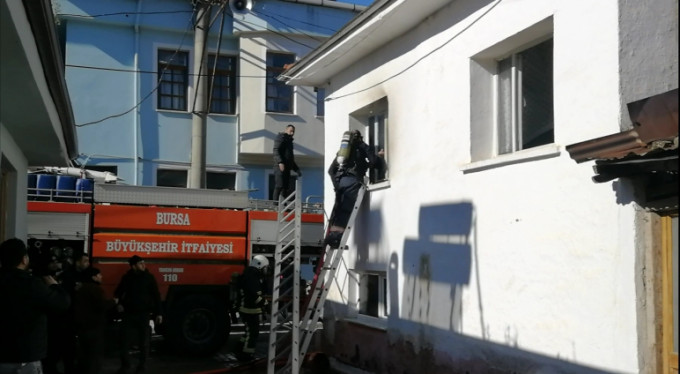 Bursa'da panik anları!